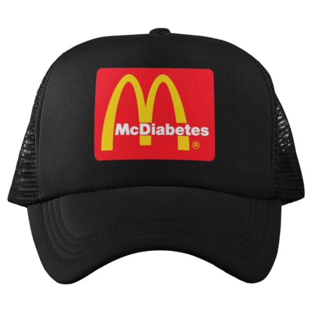 Verkkoperälippis Mc DIABETES  (2645)