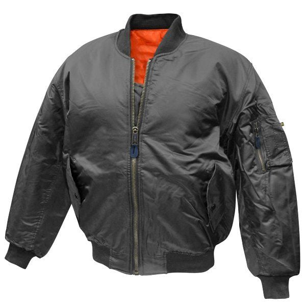 MA-1 PILOTTITAKKI - Bomber Jacket gunmetal - Mc Allister