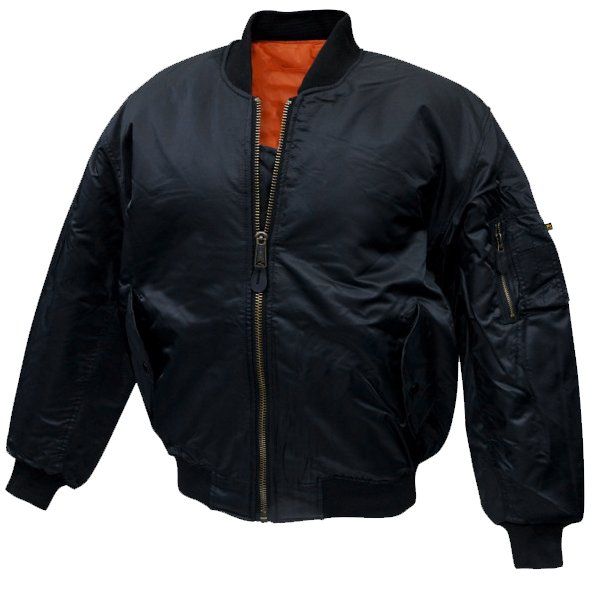 MA-1 PILOTTITAKKI - Bomber Jacket - Mc Allister Musta