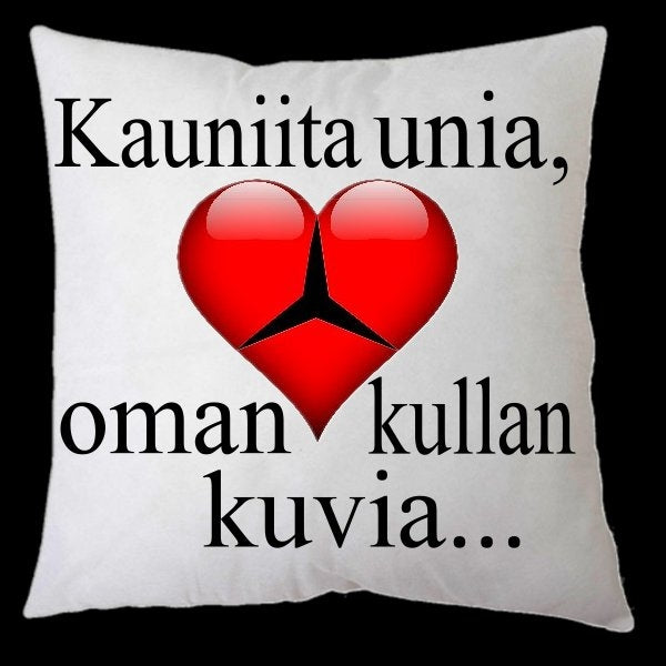 MERSUN KUVIA Tyynyliina valkoinen (00 397)