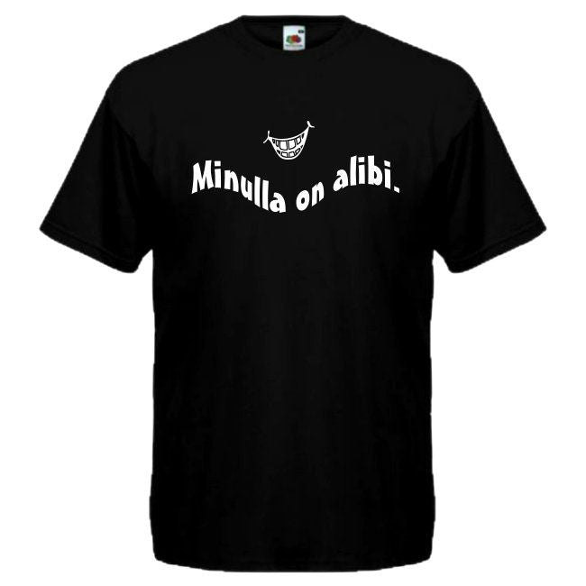 T-PAITA musta - Minulla on Alibi.