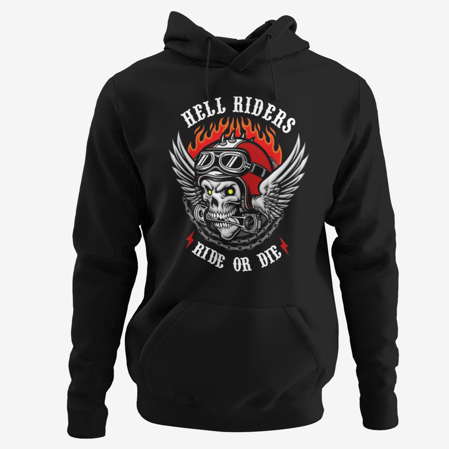 HUPPARI MUSTA - HELL RIDERS (2976)