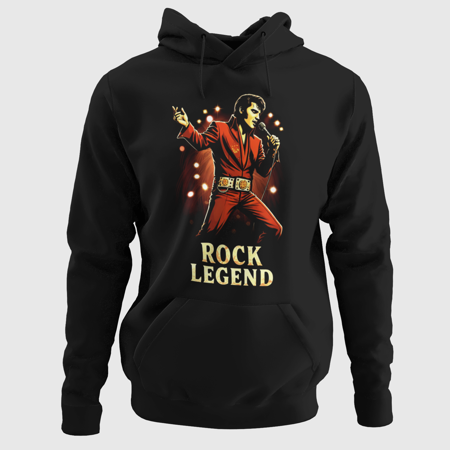 HUPPARI musta - ROCK LEGEND