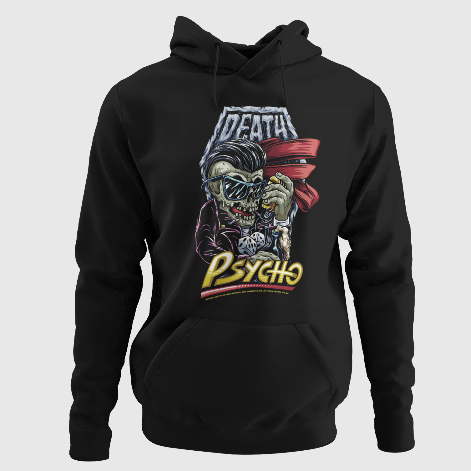 HUPPARI musta - PSYCHO Death Style