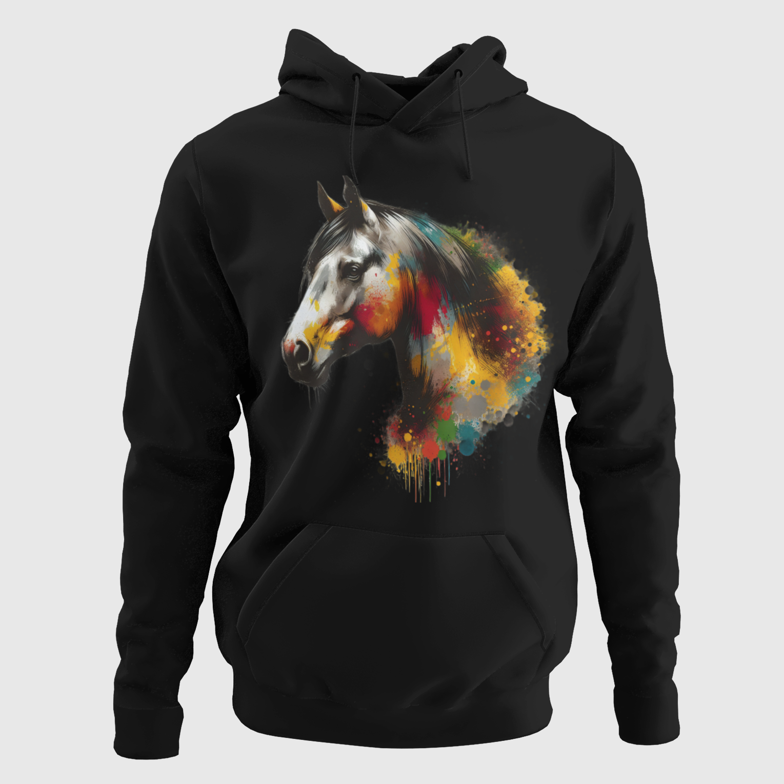 HUPPARI MUSTA - COLOR HORSE