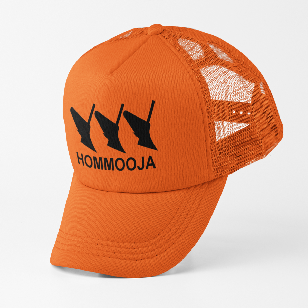 Verkkoperälippis HOMMOOJA ORANSSI (80)