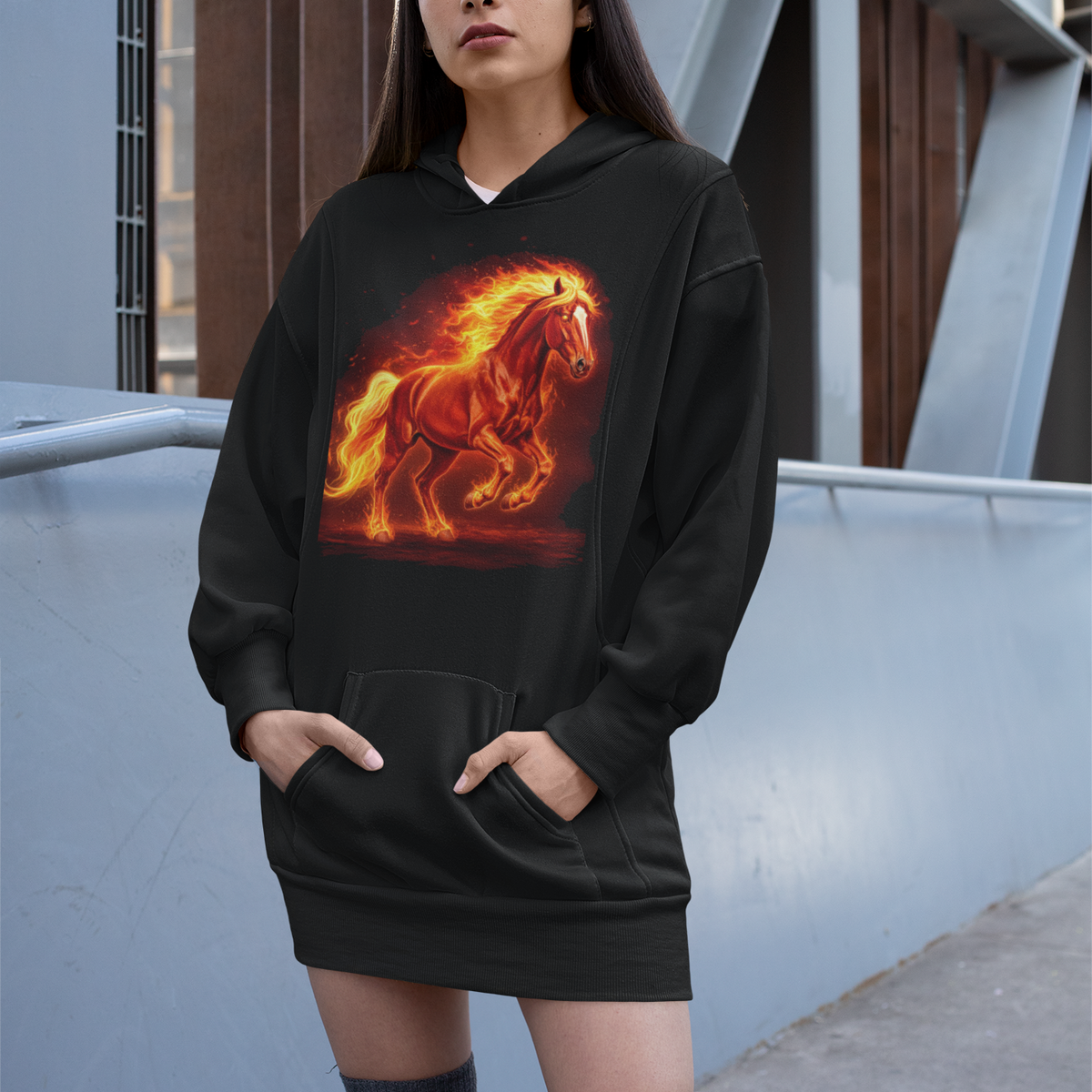HUPPARIMEKKO MUSTA - FLAME HORSE (3273)