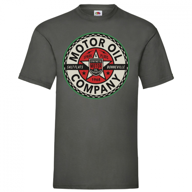 CUSTOM T-PAITA Light Graphite - MOTOR OIL COMPANY (00 2500)