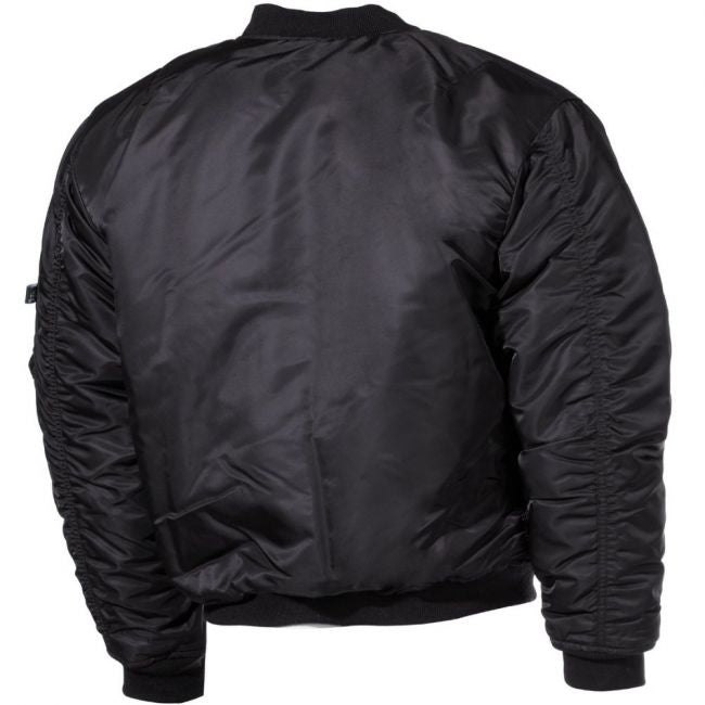 MAX FUCHS MA-1 PILOTTITAKKI -  Bomber Jacket (musta)