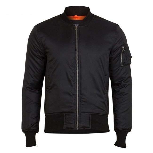 BASIC BOMBER JACKET - BLACK