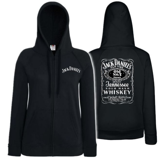 NAISTEN VETOKETJUHUPPARI - JACK DANIELS (00 157)