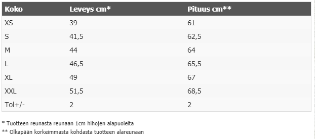 NAISTEN HIHATON TREENIPAITA - GIRLS OF FINLAND