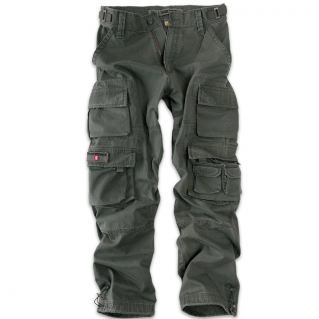 THOR STEINAR - Cargohose Ken - oliivi - pituus 34"