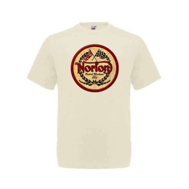 RETRO T-PAITA LUONNONVALK. - NORTON (00 717A)