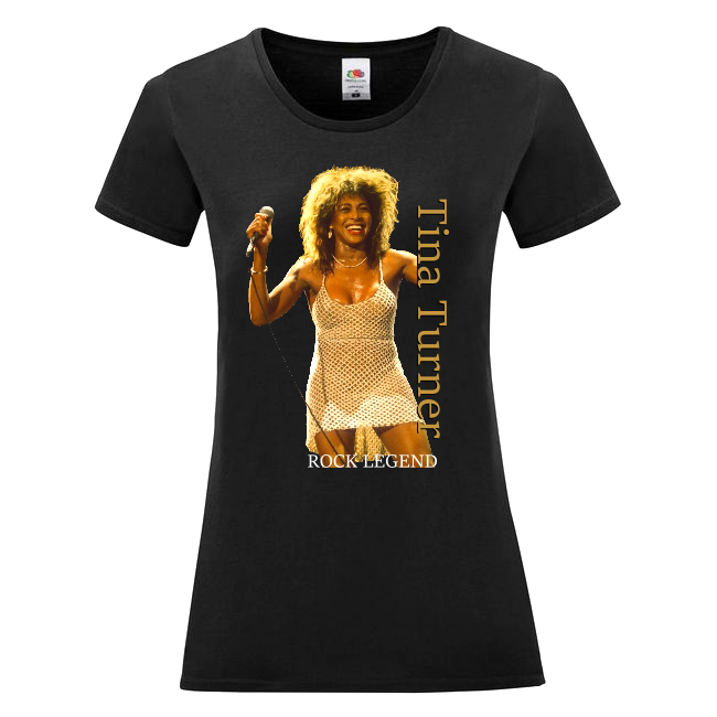NAISTEN T-PAITA TINA TURNER ROCK LEGEND (00 3012)