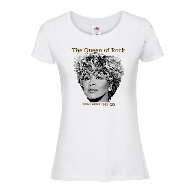 NAISTEN T-PAITA  TINA TURNER the queen of rock (00 3011)