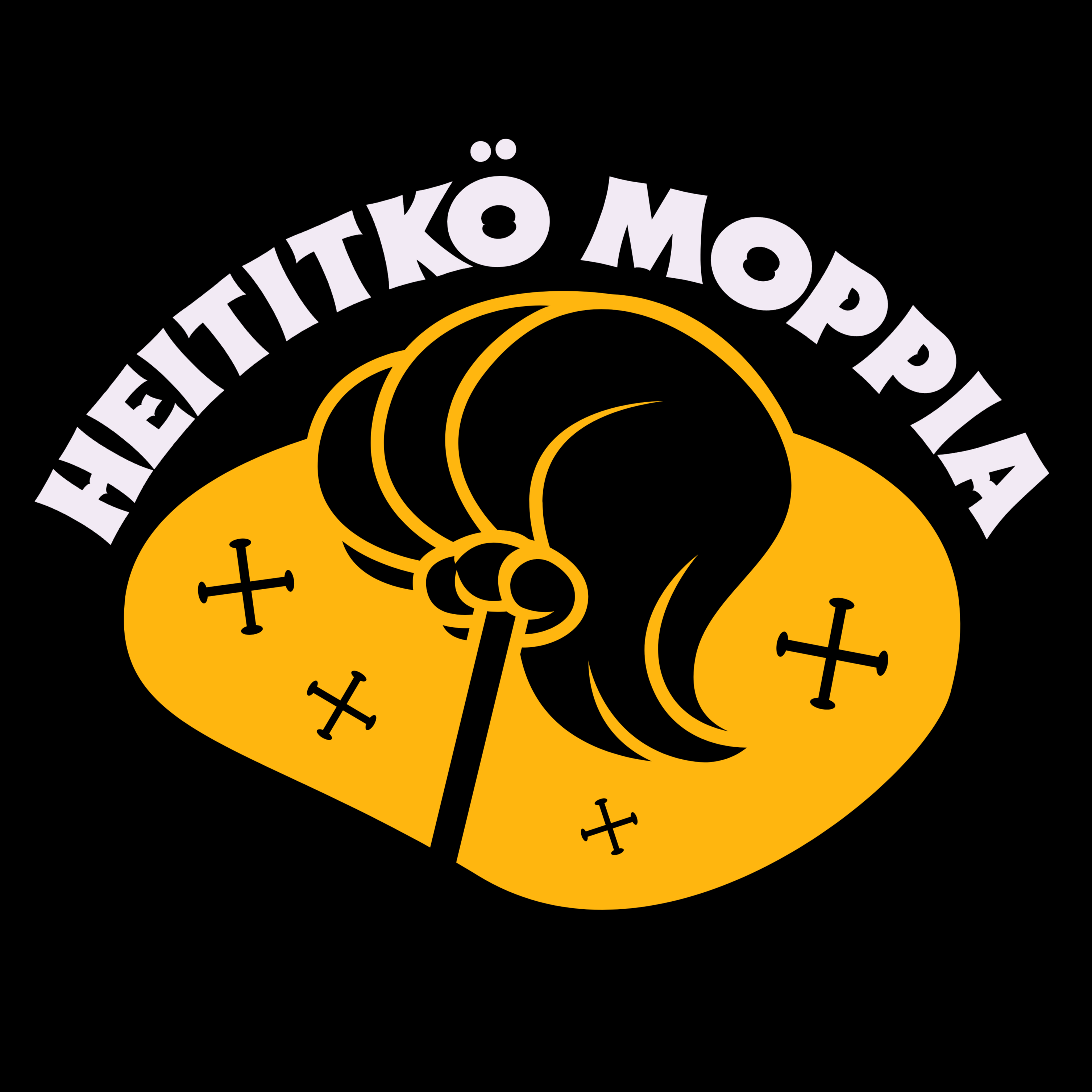 T-PAITA MUSTA - HEITITKÖ MOPPIA - KAMALA LUONNE (3063)