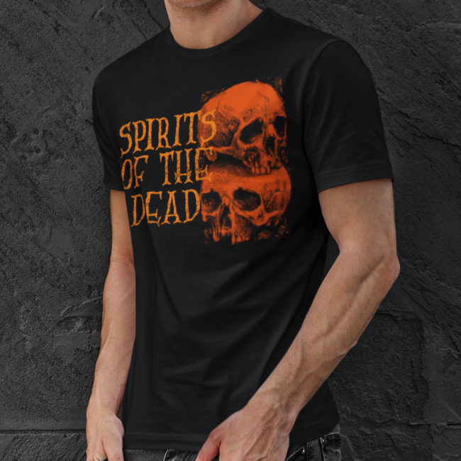 T-PAITA musta - SPIRITS