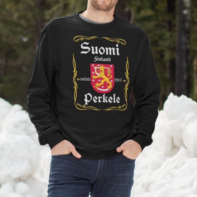 classic COLLEGE MUSTA - SUOMI FINLAND PERKELE (285)