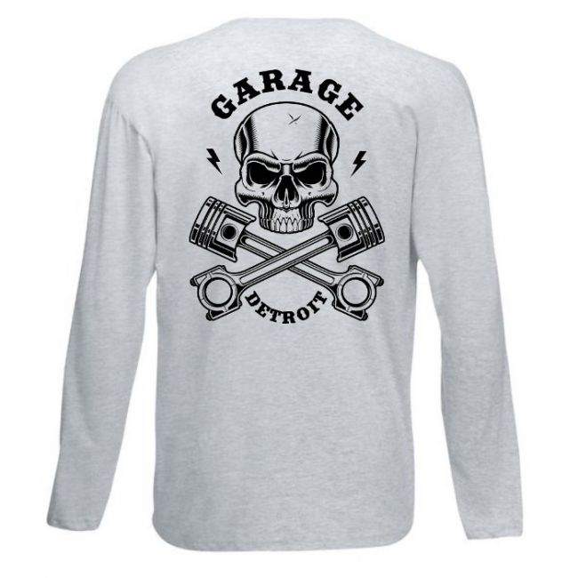 Harmaa pitkähihainen tp - GARAGE (00 306)