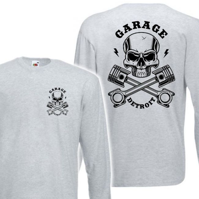 Harmaa pitkähihainen tp - GARAGE (00 306)