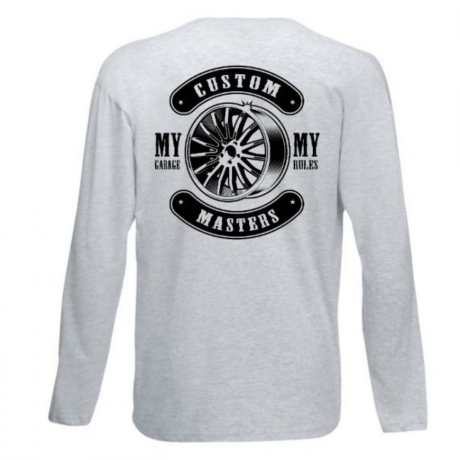 Harmaa pitkähihainen tp - Custom MASTER (00 517)