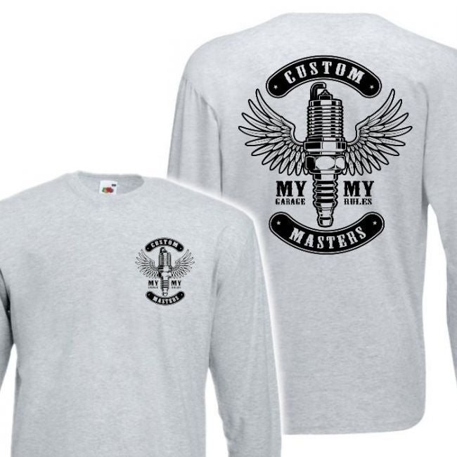 Harmaa pitkähihainen tp - MY GARAGE (00 516)