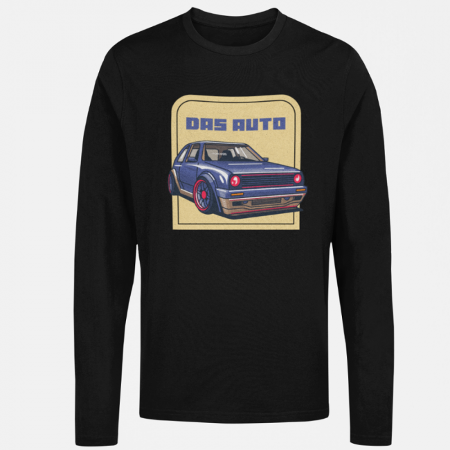 RETRO CAR Pitkähihainen Paita musta - DAS AUTO (00 1957)