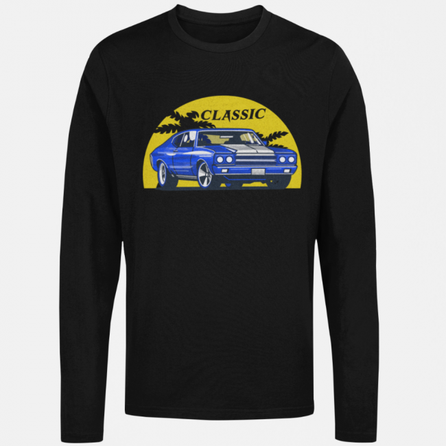 RETRO CAR Pitkähihainen Paita musta - CLASSIC (00 1997)