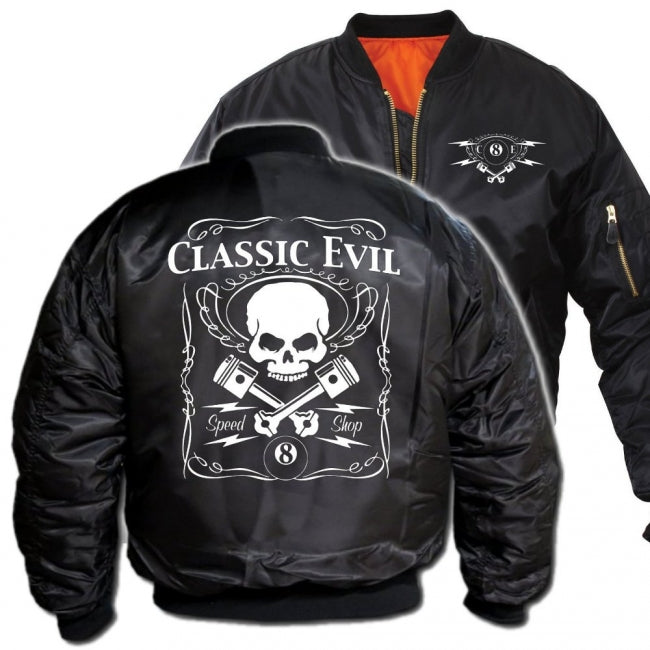 MA-1 PILOTTITAKKI - CLASSIC EVIL (RP0171068)