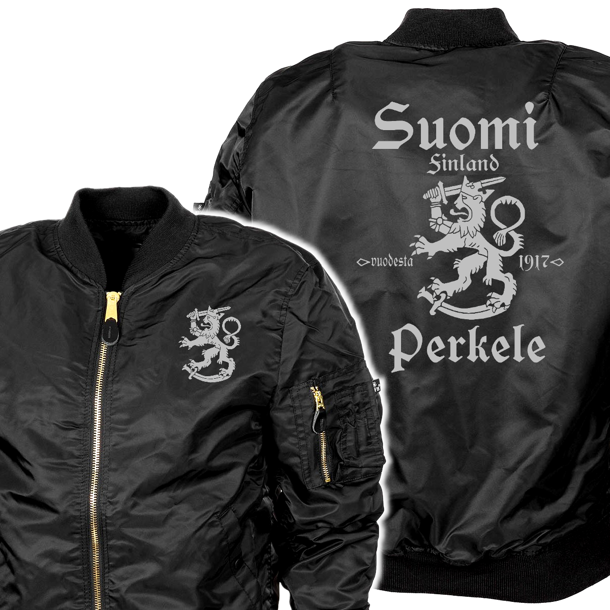 US Airforce Jacket MA1 - SUOMI PERKELE
