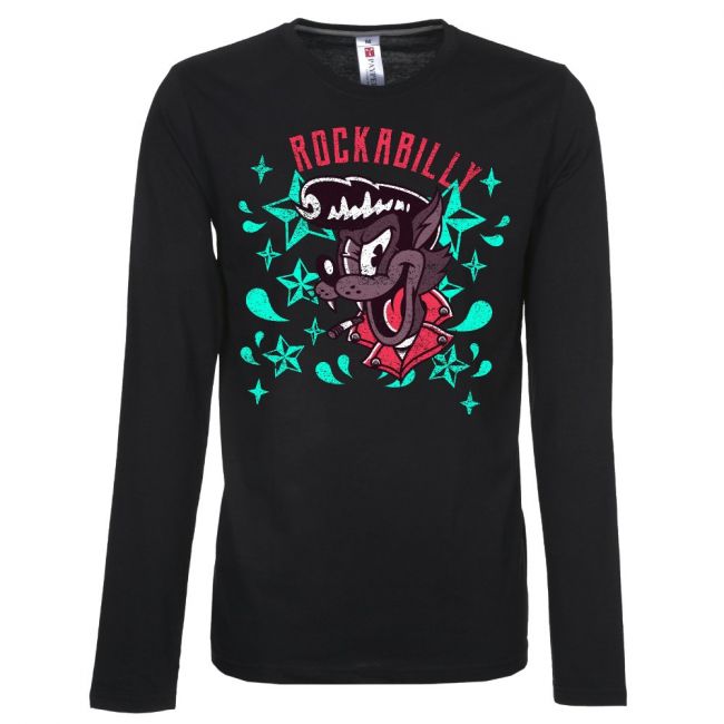 Pitkähihainen T-Paita - ROCKABILLY - SPEED KINGS
