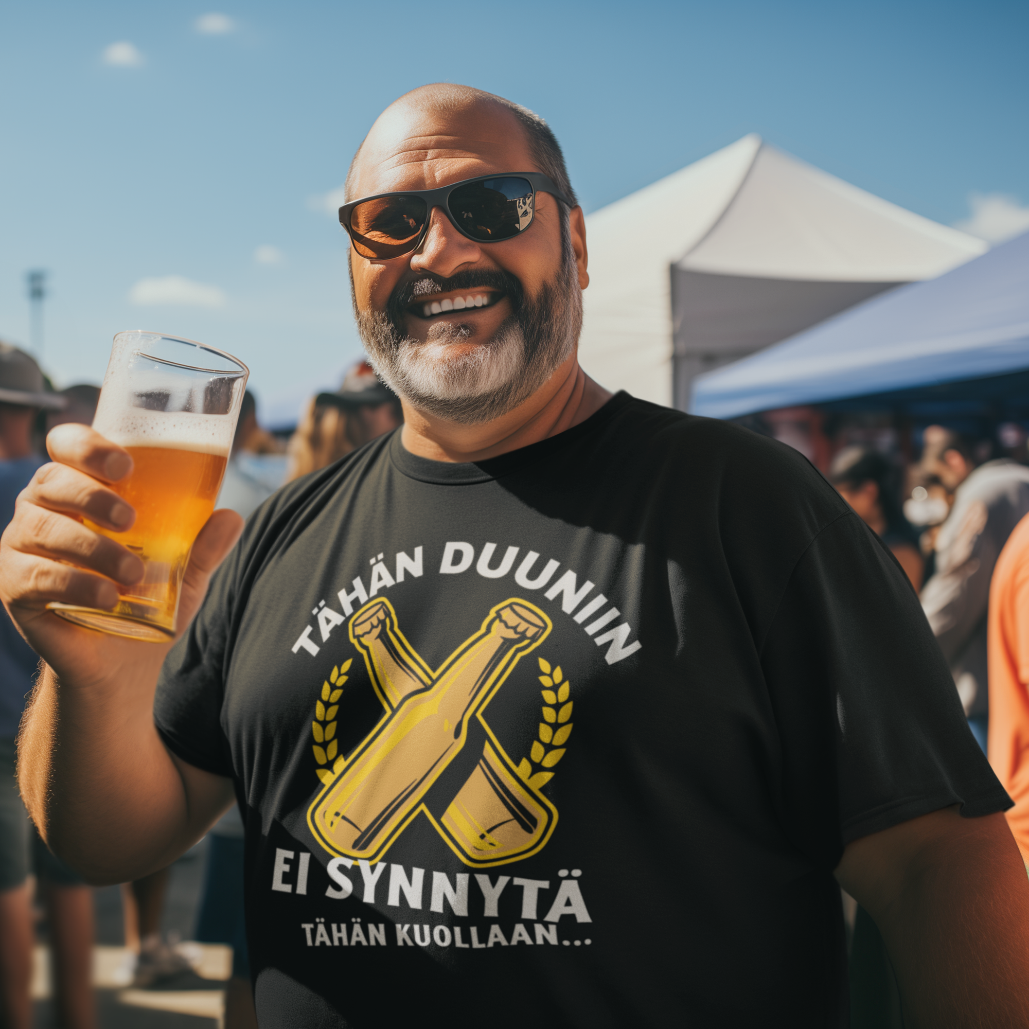 T-PAITA MUSTA - TÄHÄN DUUNIIN / MESTARIT