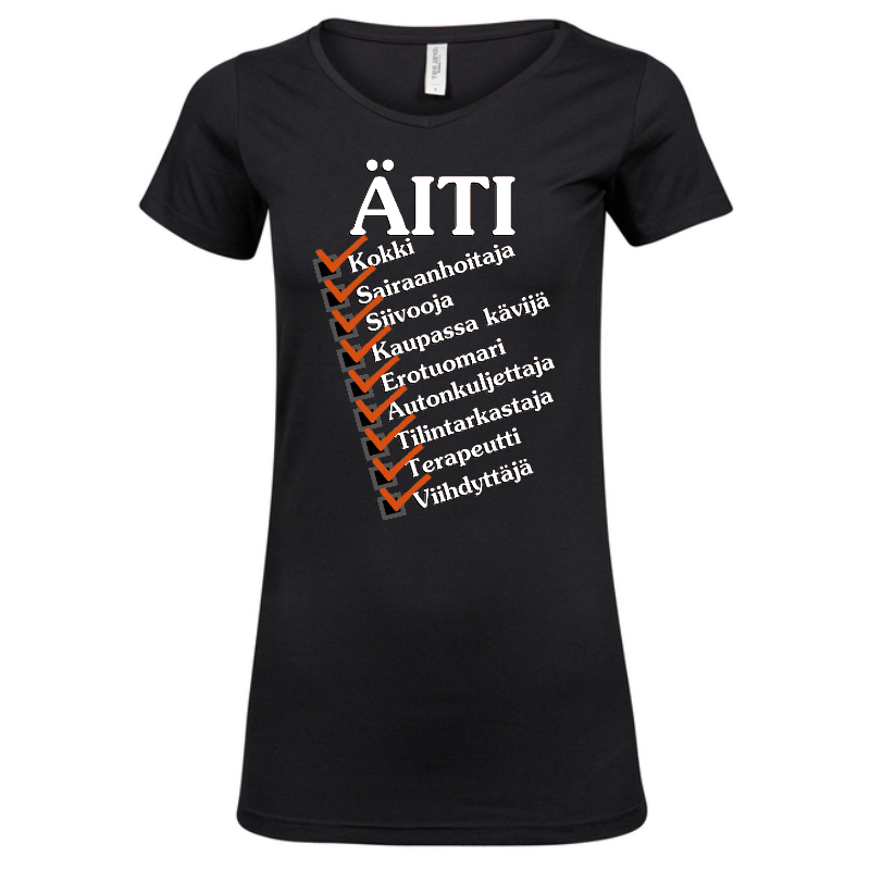 NAISTEN EXTRAPITKÄ PAITA - ÄITI LISTA (2242)