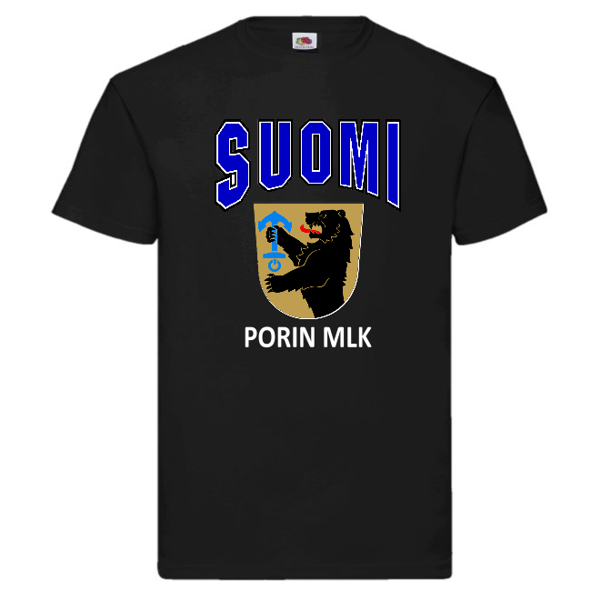 T-PAITA - SUOMI VAAKUNA - PORIN MLK