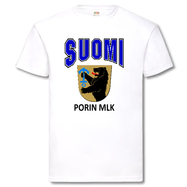 T-PAITA - SUOMI VAAKUNA - PORIN MLK