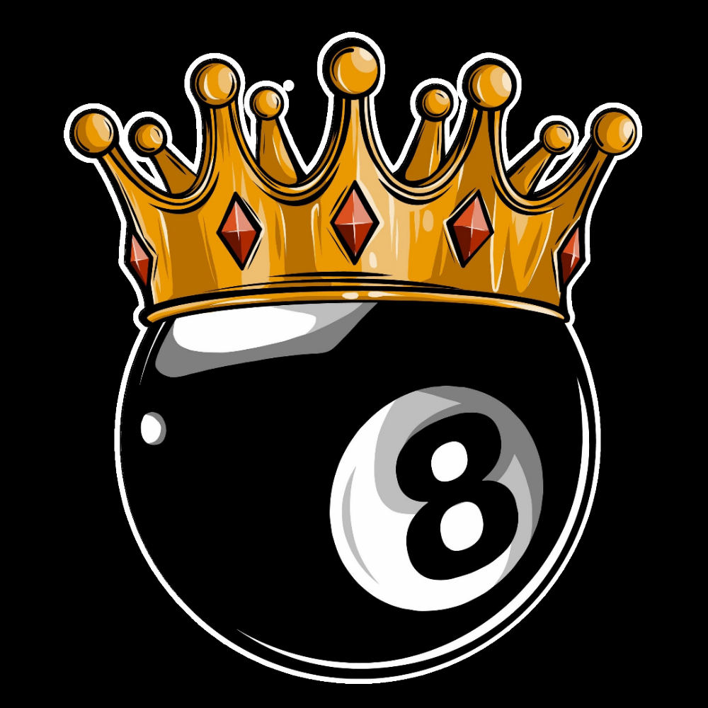 PAITAKUVA - Eight ball with crown (2894)