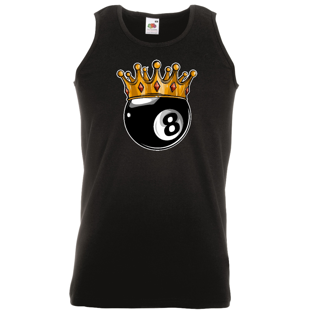 HIHATON PAITA MUSTA PELI - Eight ball with crown (2894)