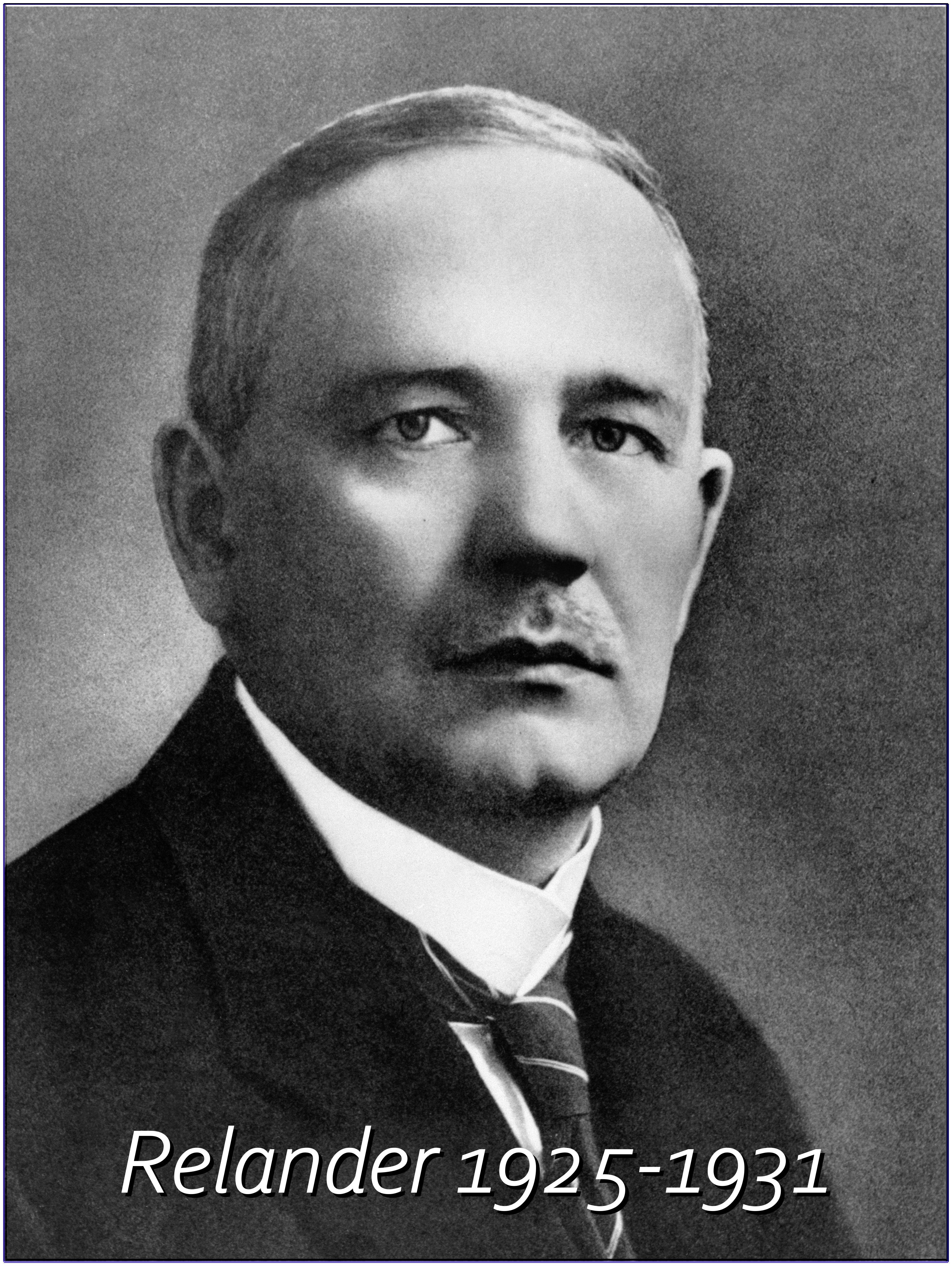 T-PAITA - PRESIDENTTI RELANDER 1925-1931