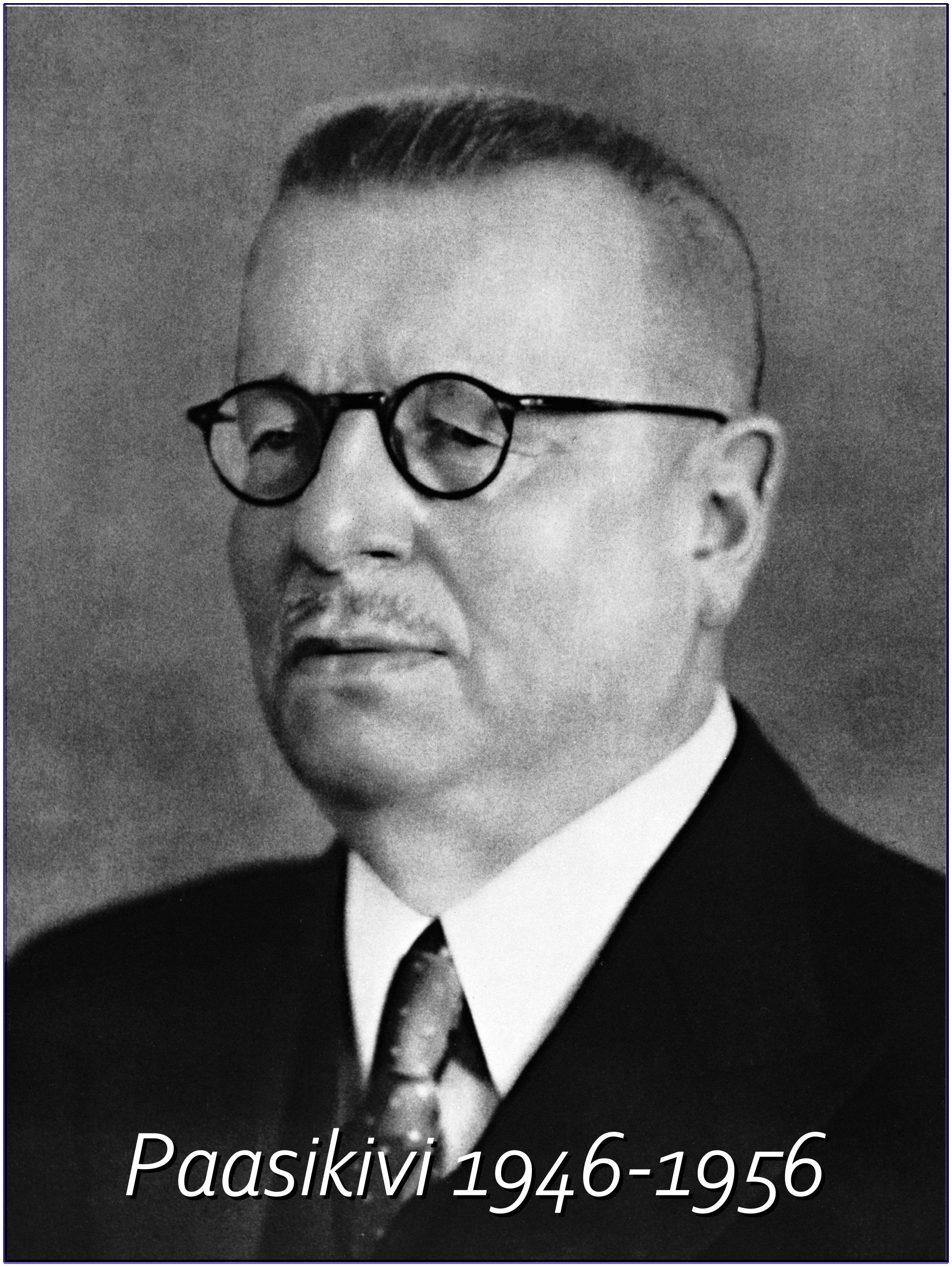 PRESIDENTTI  PAASIKIVI  1946-1956  (00 2767)