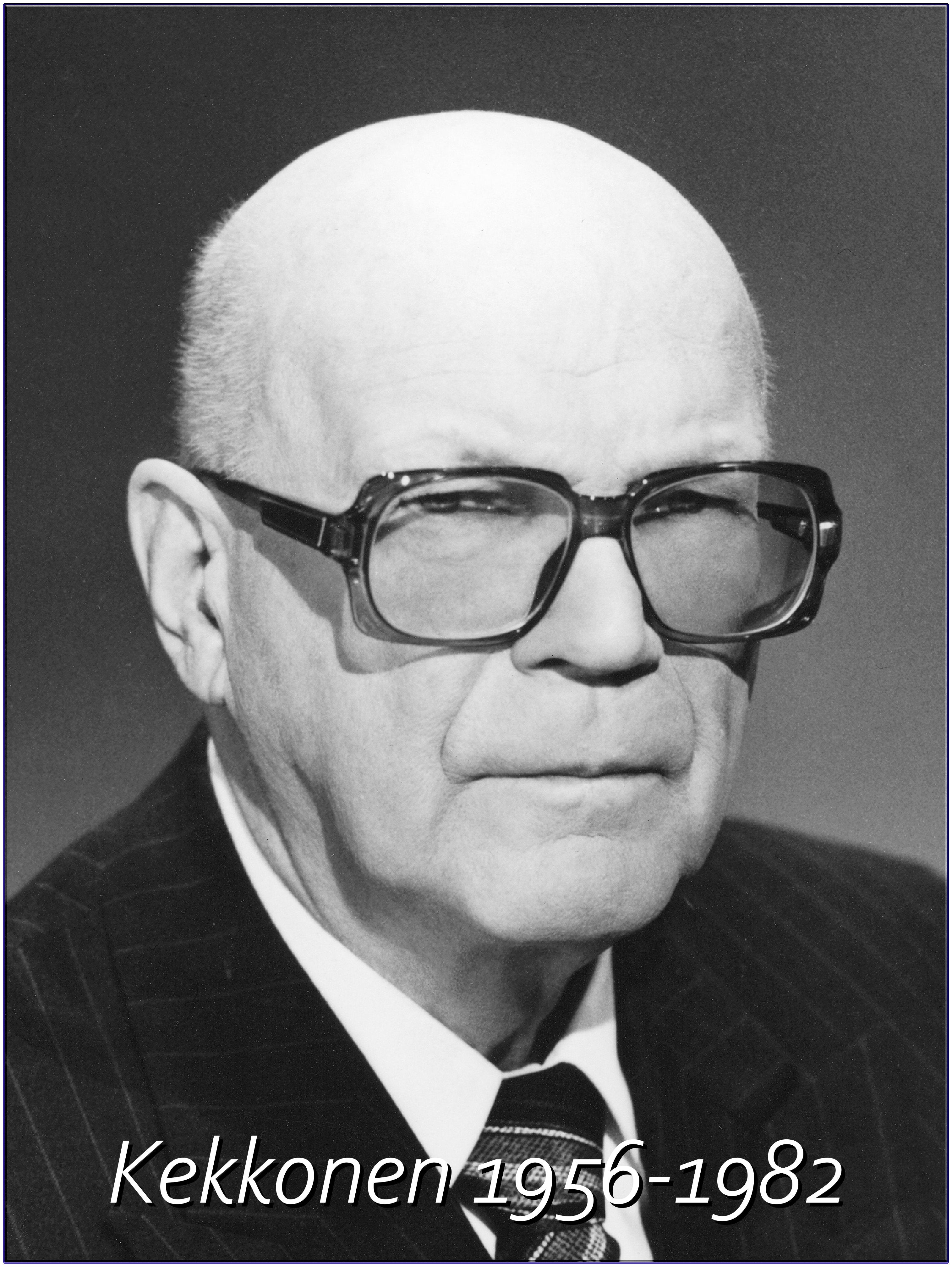 T-PAITA - PRESIDENTTI KEKKONEN 1956-1982