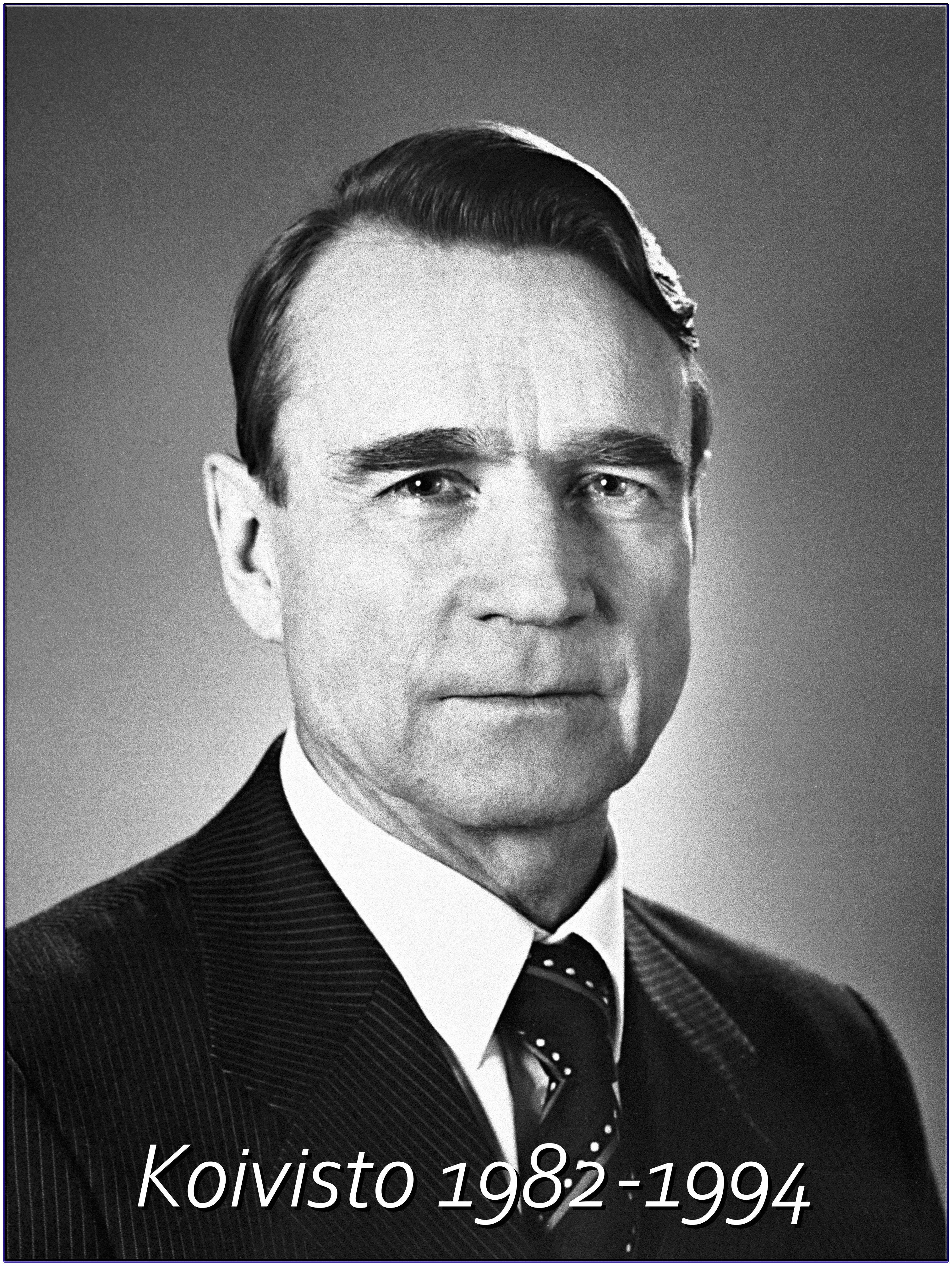 T-PAITA - PRESIDENTTI KOIVISTO 1982-1994