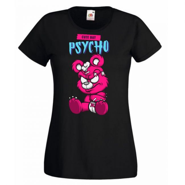 NAISTEN PAITA musta - CUTE BUT PSYCHO (00 227)