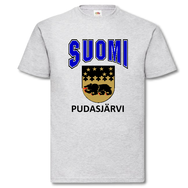 T-PAITA - SUOMI VAAKUNA - PUDASJÄRVI