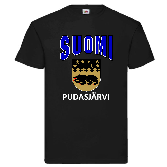 T-PAITA - SUOMI VAAKUNA - PUDASJÄRVI