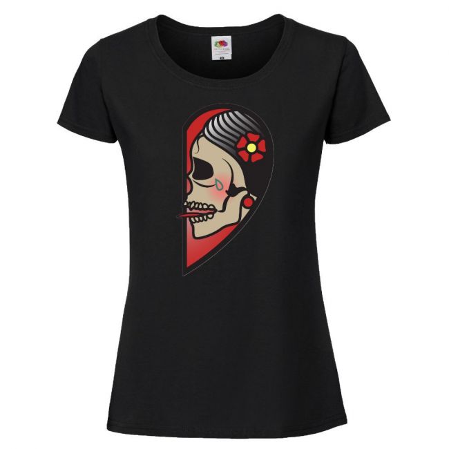 NAISTEN PAITA MUSTA - PUOLIKAS (1379)