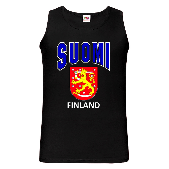 HIHATON T-PAITA - SUOMI, VAAKUNA, FINLAND (00 687)