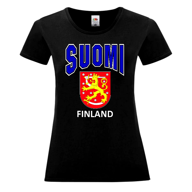 NAISTEN T-PAITA - SUOMI FINLAND (00 687)