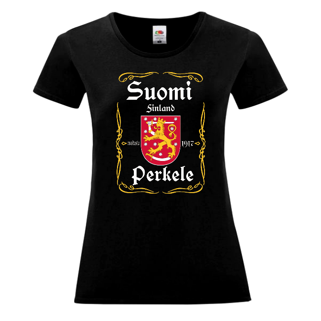 NAISTEN T-PAITA - SUOMI PERKELE (285)