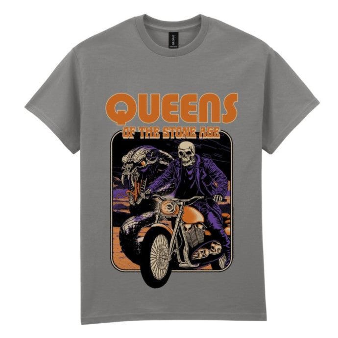 T-PAITA harmaa - Queens of the Stone Age Rider